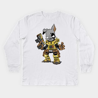 Bounty Hunter - Ruff Dangersen Kids Long Sleeve T-Shirt